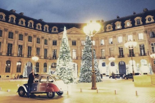 2CV 1h tour Paris by Night for 3 