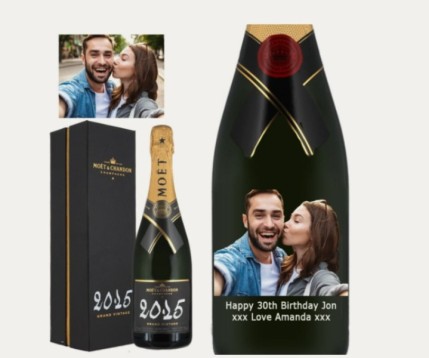 Personalised Bottle of Champagne 