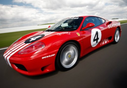 Ferrari 360 F1 Monda Driving at Silverstone