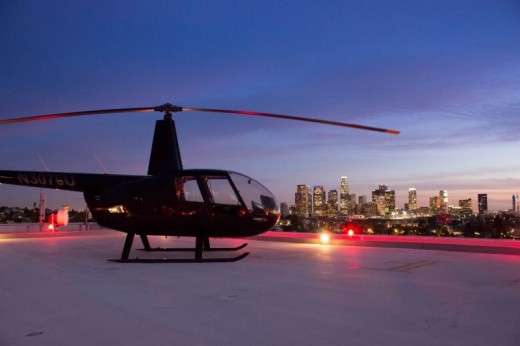 Los Angeles Rooftop Landing Helicopter Tour