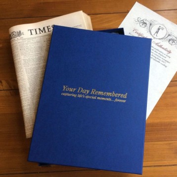 Original Newspaper in a Gift Box