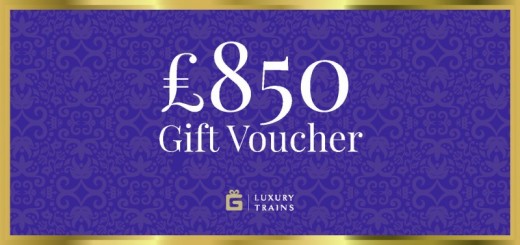 £850 Luxury Train Trip Gift Vouchers