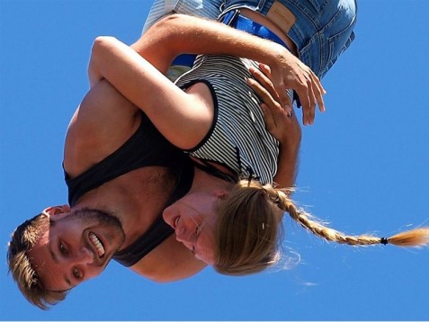 Tandem Bungee Jump Together