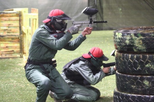 Paintball near Basel, Switzerland