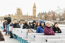 London city tour hop-on hop-off bus with Thames Cruise for Two