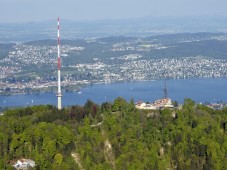 Plane Flight over Uetliberg - Switzerland