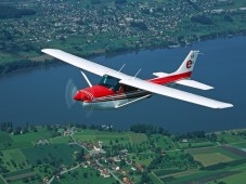 Plane Flight over Uetliberg - Switzerland