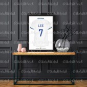 A3 Personalised Football Shirt Print