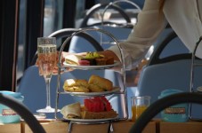 'Here We Go Again' London Afternoon Tea Bus with Prosecco for Two