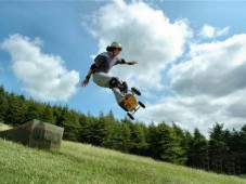 Mountain boarding Flims, Switzerland