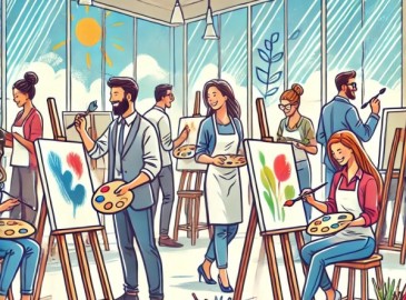 Rewarding Employees with Creative Workshops and Art Classes